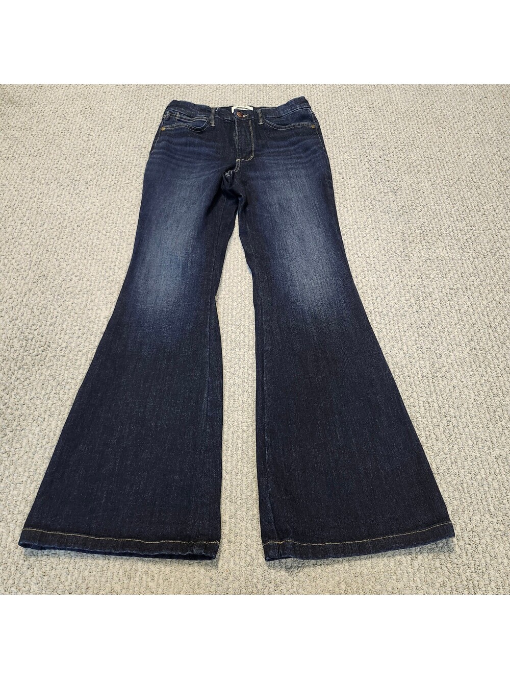 Wrangler Bespoke Flare Dark Wash Denim Jeans Size 5/6 x32